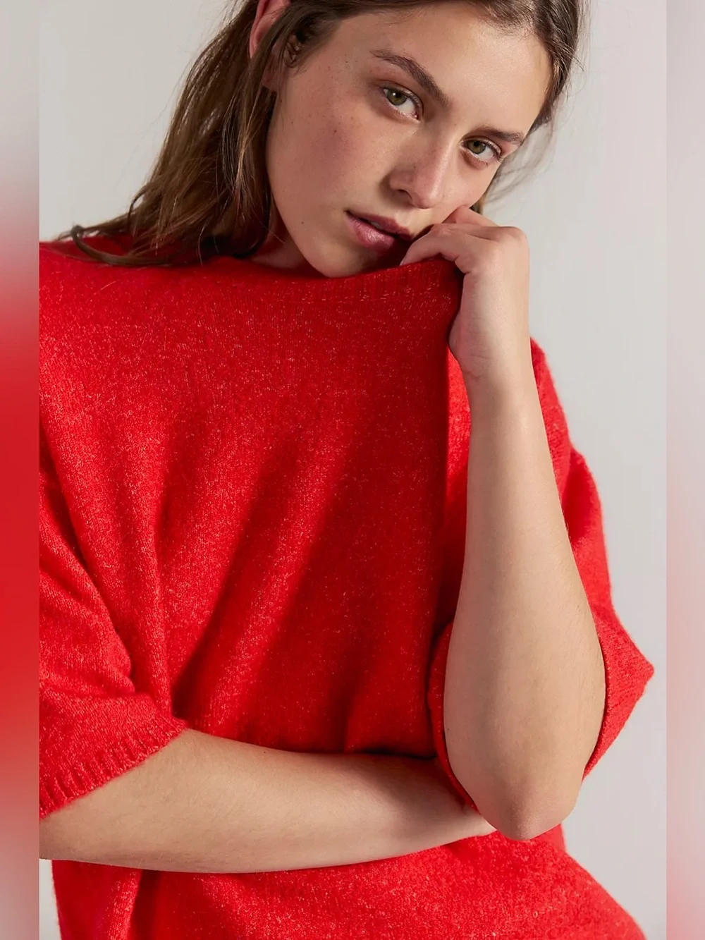 NWT! FP Free People Margot SoftSpun Sweater Tee Sz Medium
